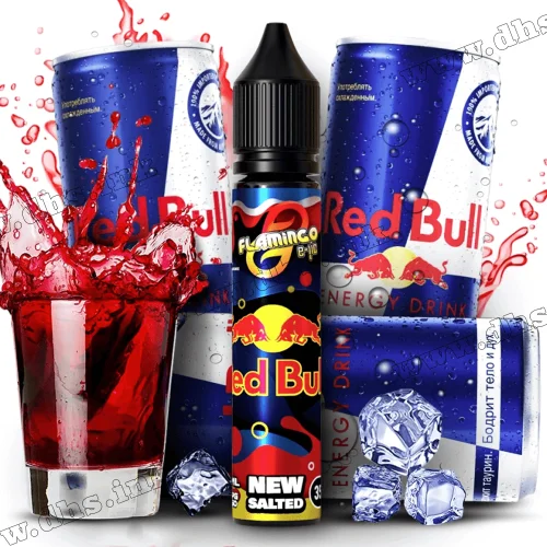 Солевая жидкость Flamingo Salt 30 мл (50 мг) - Red Bull (Ред Булл)