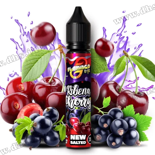 Солевая жидкость Flamingo Salt 30 мл (50 мг) - Ribena Cherry (Вишня, Черная Смородина)