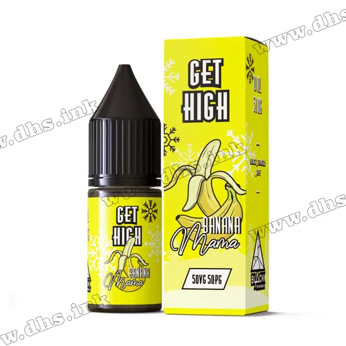 Солевая жидкость Get High Salt 10 мл (30 мг) - Banana Mama (Банан, Холодок)