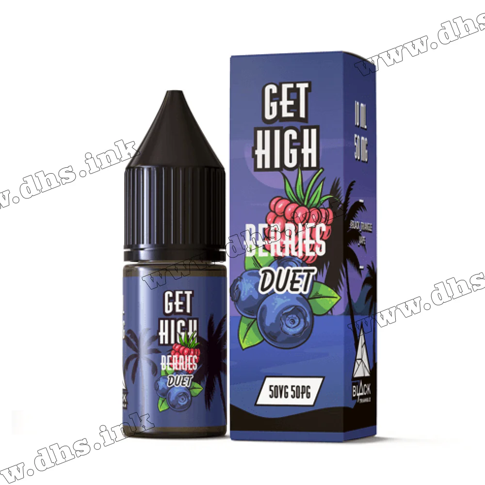 Солевая жидкость Get High Salt 10 мл (30 мг) - Berries Duet (Малина, Черника)