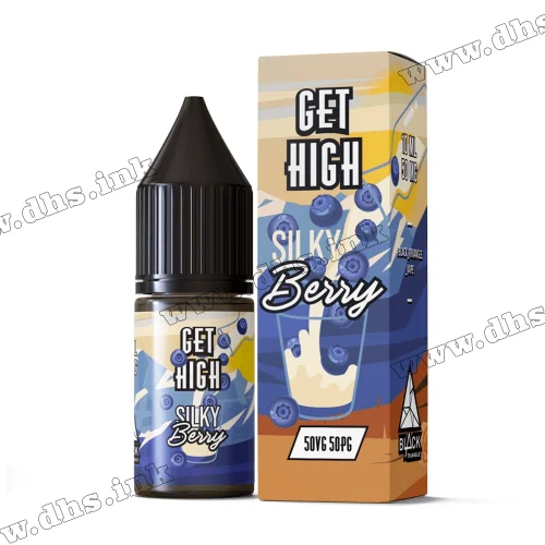 Солевая жидкость Get High Salt 10 мл (30 мг) - Silky Berry (Черника, Молоко)