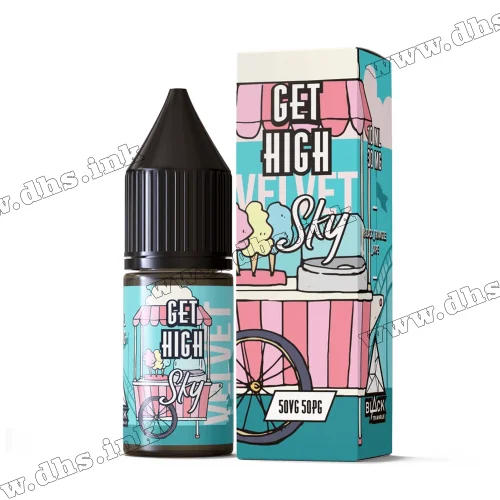 Солевая жидкость Get High Salt 10 мл (50 мг) - Velvet Sky (Сладкая Вата)