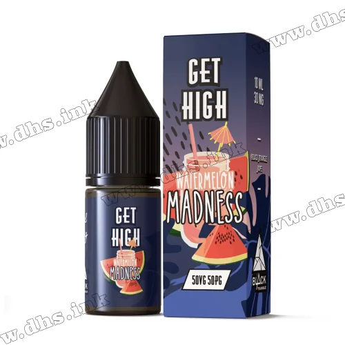 Солевая жидкость Get High Salt 10 мл (50 мг) - Watermelon Madness (Арбузный Лимонад)