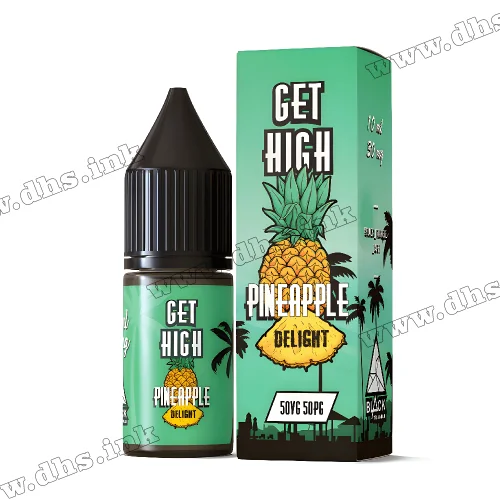 Солевая жидкость Get High Salt 10 мл (50 мг) - Pineapple Delight (Ананас)