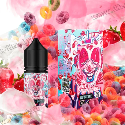 Солевая жидкость In Bottle Salt 30 мл (50 мг) - Strawberry Cereal (Клубничные Хлопья)
