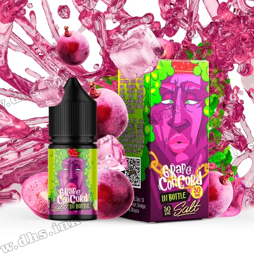 Солевая жидкость In Bottle Salt 30 мл (50 мг) - Grape Concord (Виноград)