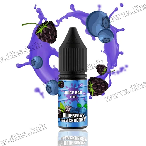 Солевая жидкость Flavorlab Juice Bar Lite Salt 10 мл (50 мг) - Blueberry Blackberry (Черника, Ежевика)