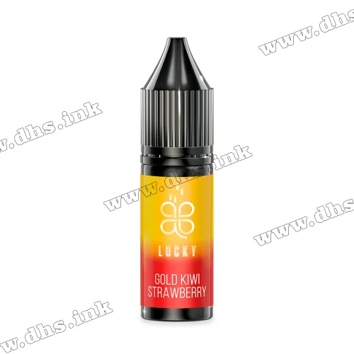 Солевая жидкость Lucky Salt 15 мл (50 мг) - Gold Kiwi Strawberry (Киви, Клубника)