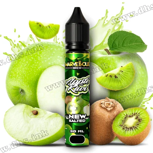 Солевая жидкость Marvellous Brew Salt 30 мл (50 мг) - Apple Kiwi (Яблоко, Киви)