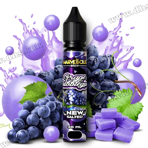 Солевая жидкость Marvellous Brew Salt 30 мл (50 мг) - Grape Bubblegum (Виноград, Жвачка)