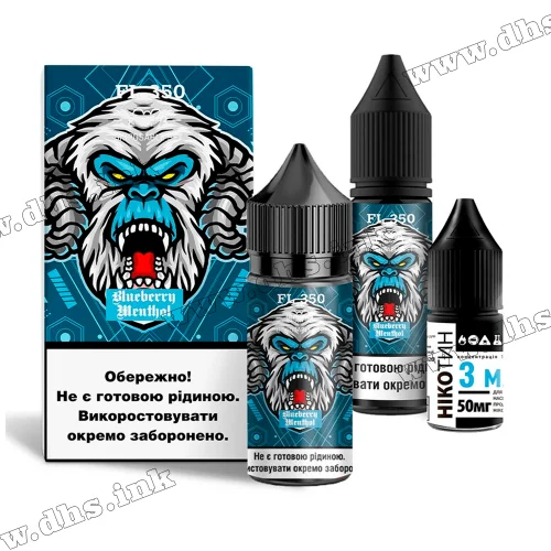Набор для самозамеса Flavorlab FL 350 Salt 30 мл (50 мг) - Blueberry Menthol (Черника, Ментол)