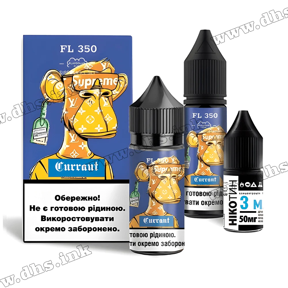 Набор для самозамеса Flavorlab FL 350 Salt 30 мл (50 мг) - Black Currant (Смородина)