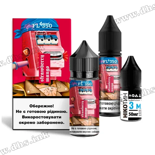 Набор для самозамеса Flavorlab FL 350 Salt 30 мл (50 мг) - Strawberry Mango (Клубника, Манго)
