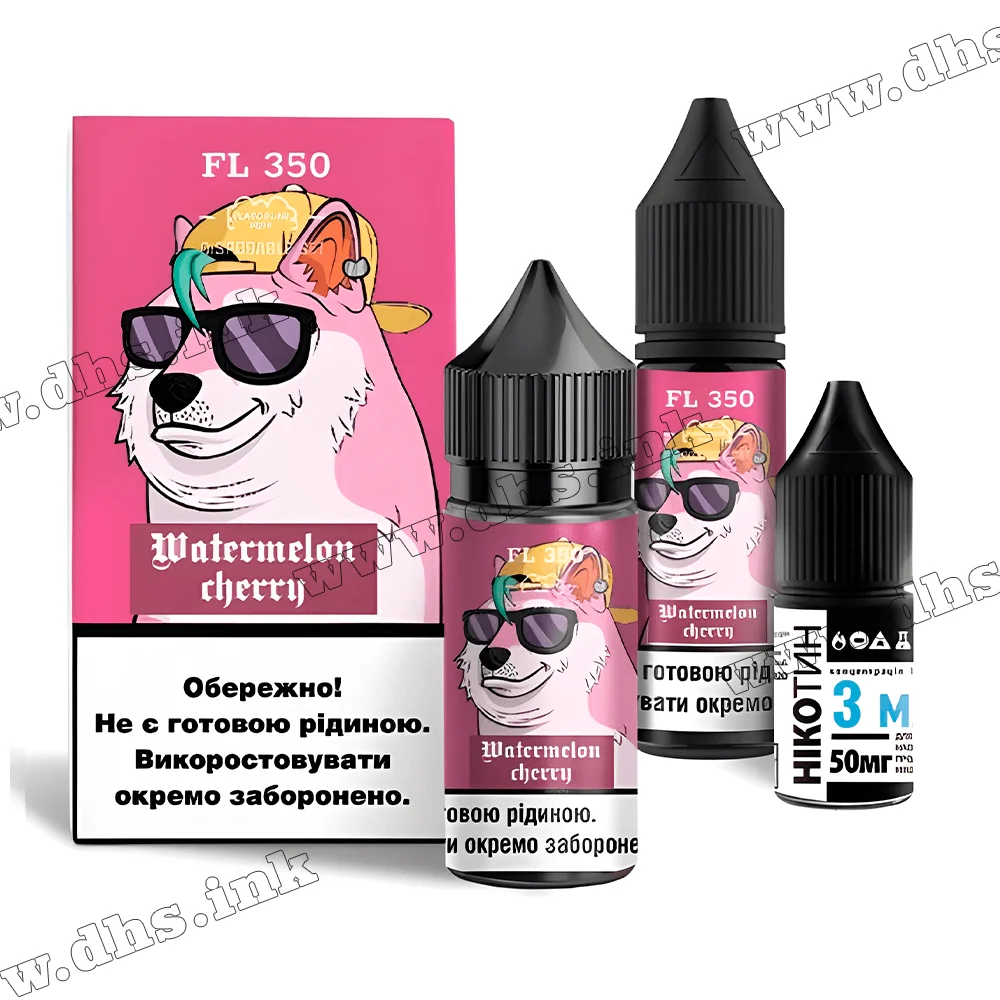 Набор для самозамеса Flavorlab FL 350 Salt 30 мл (50 мг) - Watermelon Cherry (Арбуз, Вишня)