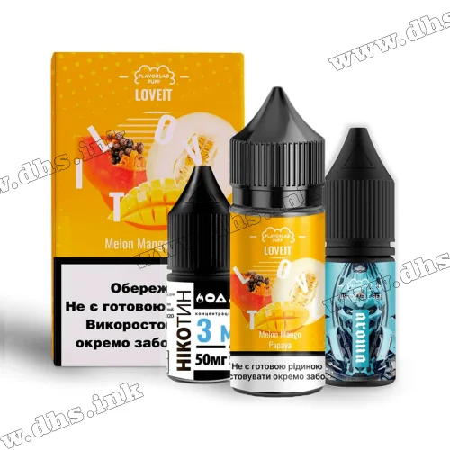 Набор для самозамеса Flavorlab Love IT Salt 30 мл (25 мг) - Melon Mango Papaya (Дыня, Манго, Папайя)