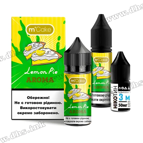 Набор для самозамеса Flavorlab M Cake Salt 30 мл (50 мг) - Lemon Pie (Лимонный Пирог)