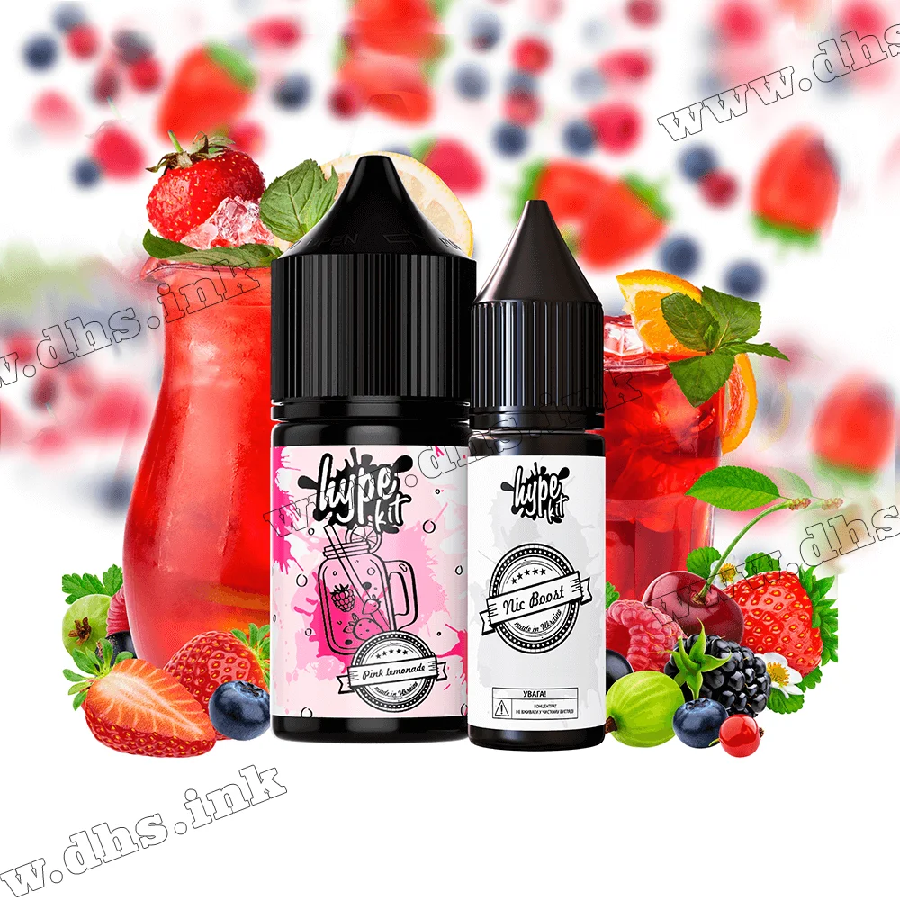 Набор для самозамеса Hype Salt 30 мл (50 мг) - Pink Lemonade (Розовый лимонад)