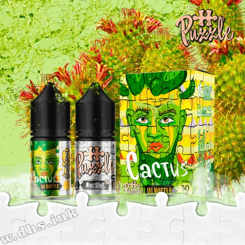 Набор для самозамеса In Bottle Puzzle Salt 30 мл (50 мг) - Cactus (Кактус)