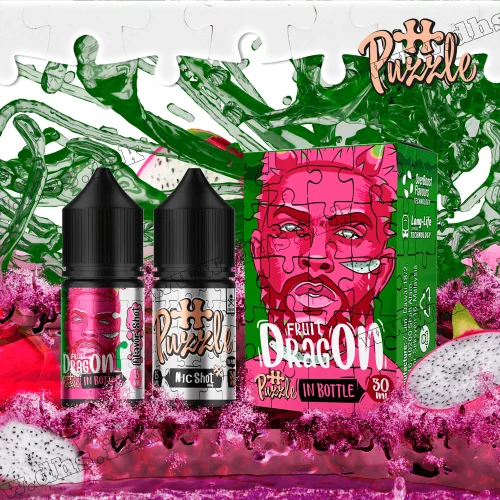 Набор для самозамеса In Bottle Puzzle Salt 30 мл (50 мг) - Dragon Fruit (Фрукт Дракона)
