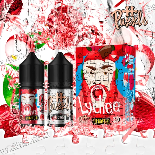 Набор для самозамеса In Bottle Puzzle Salt 30 мл (50 мг) - Lychee (Личи)