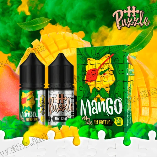 Набор для самозамеса In Bottle Puzzle Salt 30 мл (50 мг) - Mango (Манго)