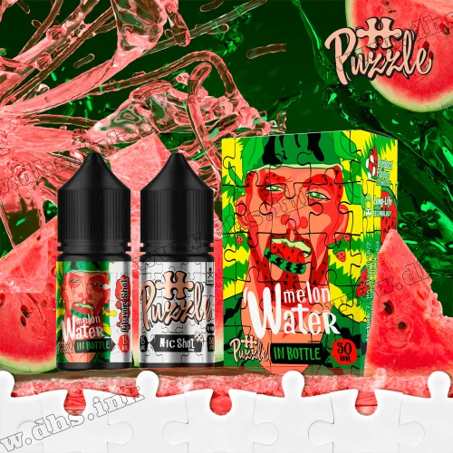 Набор для самозамеса In Bottle Puzzle Salt 30 мл (50 мг) - Watermelon (Арбуз)