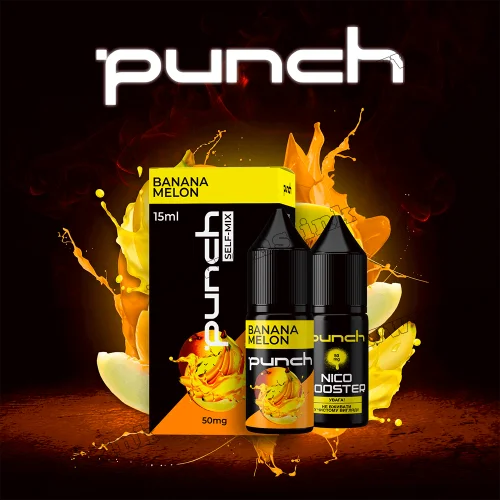 Набор для самозамеса Punch Salt 15 мл (50 мг) - Banana Melon (Банан, Дыня)