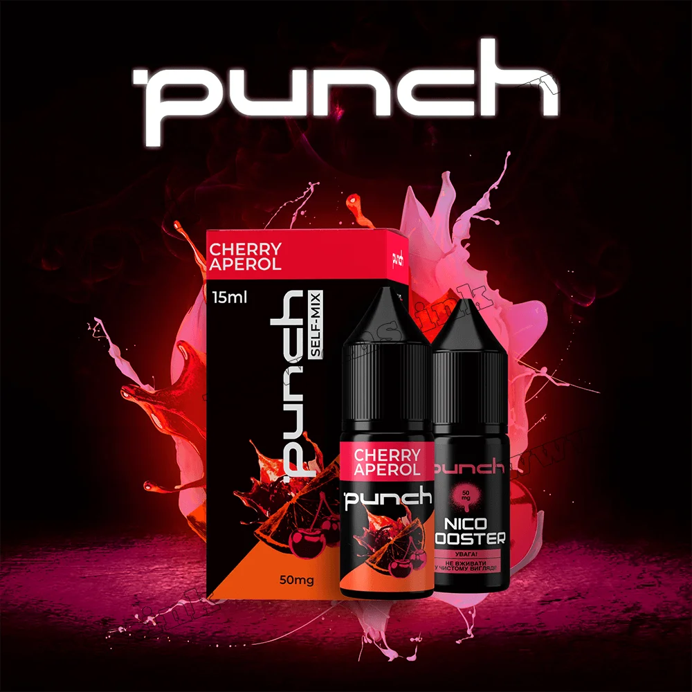 Набор для самозамеса Punch Salt 15 мл (50 мг) - Cherry Aperol (Вишня, Апельсин, Грейпфрут)