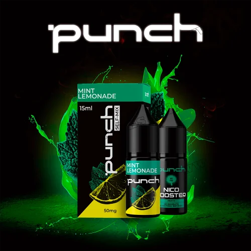 Набор для самозамеса Punch Salt 15 мл (50 мг) - Mint Lemonade (Лимонад, Мята)