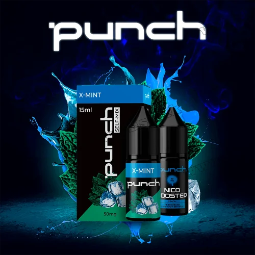 Набор для самозамеса Punch Salt 15 мл (50 мг) - X-Mint (Мята, Лед)