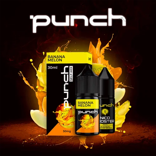 Набор для самозамеса Punch Salt 30 мл (50 мг) - Banana Melon (Банан, Дыня)