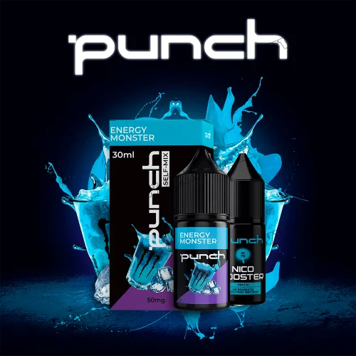 Набор для самозамеса Punch Salt 30 мл (50 мг) - Energy Monster (Энергетик, Лед)