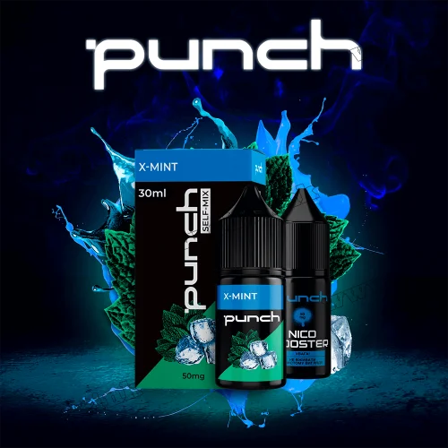 Набор для самозамеса Punch Salt 30 мл (50 мг) - X-Mint (Мята, Лед)