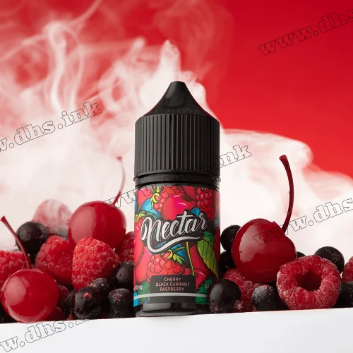 Солевая жидкость Nectar Salt 15 мл (50 мг) - Cherry Black Currant Raspberry (Вишня, Смородина, Малина)