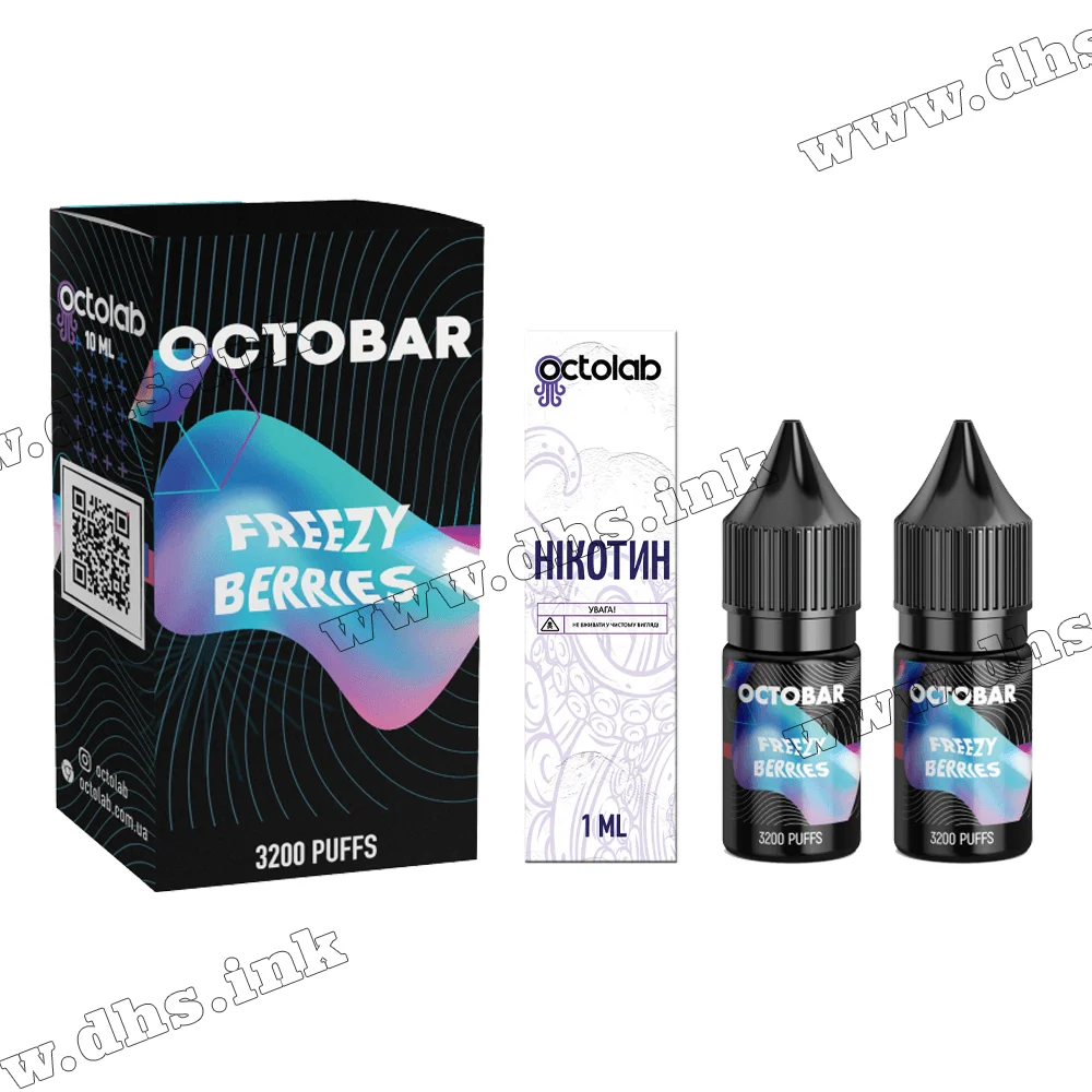 Набор для самозамеса Octobar Classic Salt 10 мл (50 мг) - Freezу Berries (Черника, Ежевика, Лед)