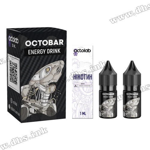 Набор для самозамеса Octobar NFT Salt 10 мл (50 мг) - Energy Drink (Энергетик)