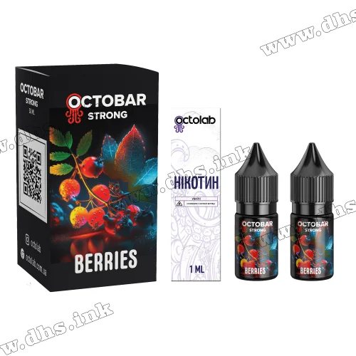 Набор для самозамеса Octobar Strong Salt 10 мл (50 мг) - Berries (Ягоды)