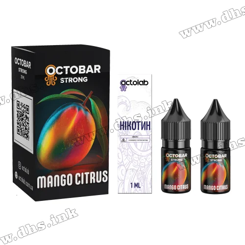 Набор для самозамеса Octobar Strong Salt 10 мл (50 мг) - Mango Citrus (Манго, Цитрус)