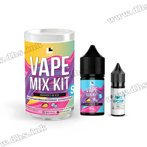 Набор для самозамеса Octobar Vape Mix Kit Salt 30 мл (50 мг) - Mango Ice (Манго, Лед)