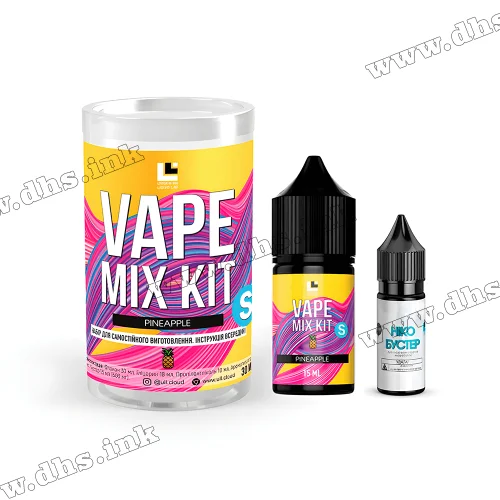Набор для самозамеса Octobar Vape Mix Kit Salt 30 мл (50 мг) - Pineapple (Ананас)
