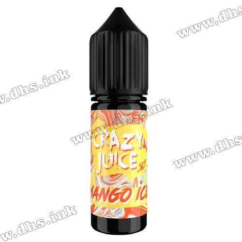 Солевая жидкость Crazy Juice Salt 15 мл (50 мг) - Mango Ice (Манго, Лед)