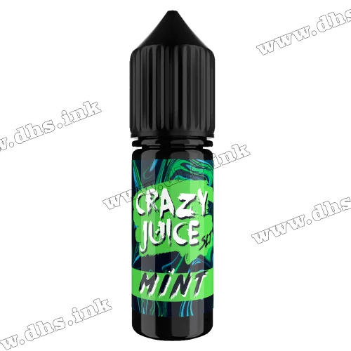 Солевая жидкость Crazy Juice Salt 15 мл (50 мг) - Mint (Сладкая Мята)