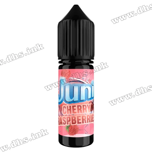 Солевая жидкость Juni Salt 15 мл (30 мг) - Cherry Raspberry (Вишня, Малина)