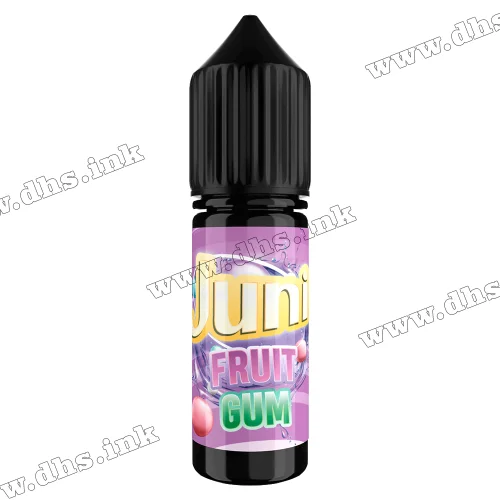 Солевая жидкость Juni Salt 15 мл (30 мг) - Fruit Gum (Фруктовая Жвачка)