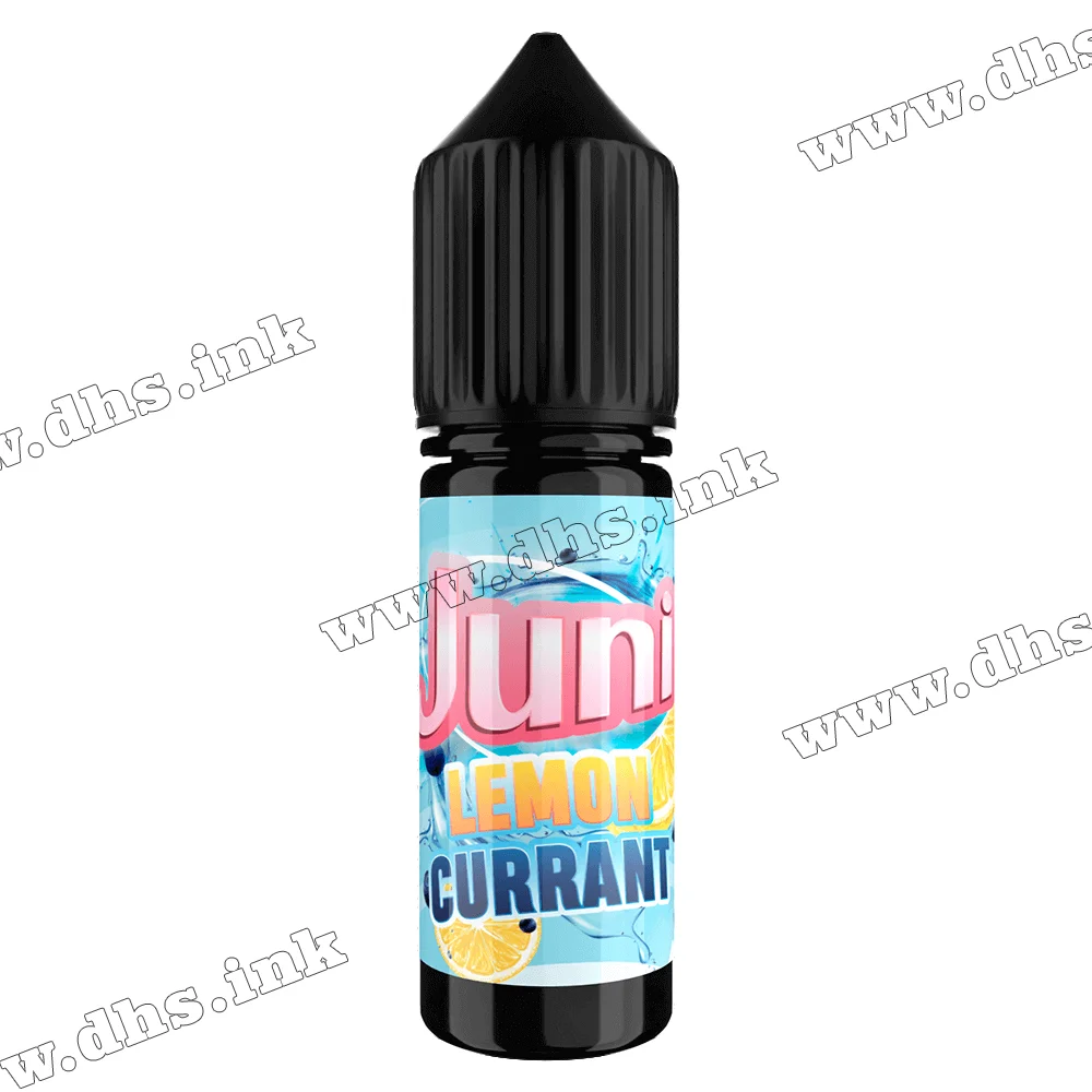 Солевая жидкость Juni Salt 15 мл (50 мг) - Lemon Currant (Лимон, Смородина)