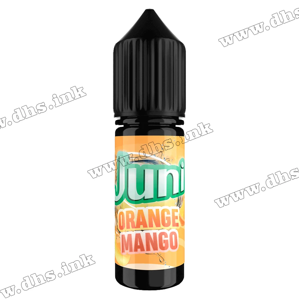 Солевая жидкость Juni Salt 15 мл (50 мг) - Orange Mango (Апельсин, Манго)
