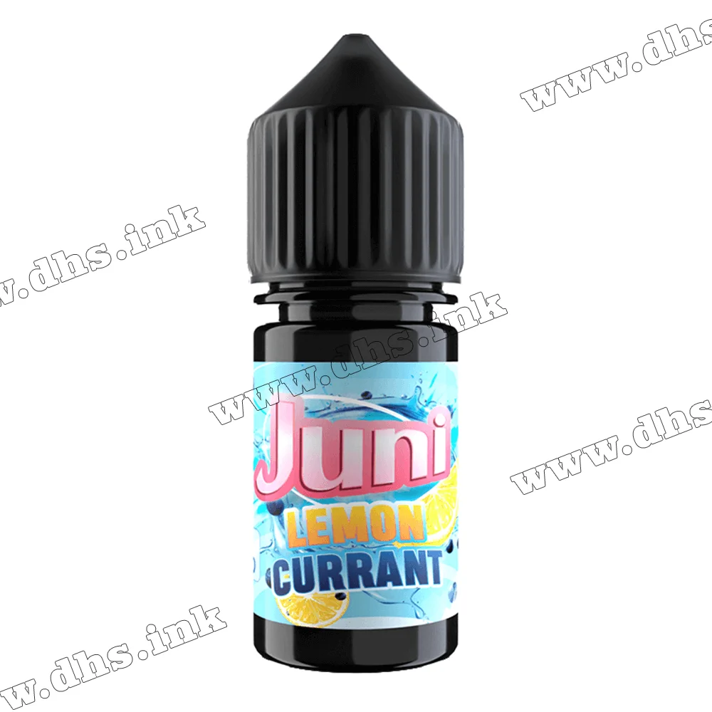 Солевая жидкость Juni Salt 30 мл (50 мг) - Lemon Currant (Лимон, Смородина)