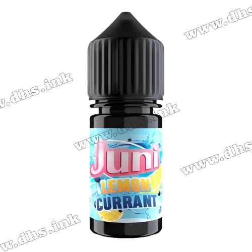 Солевая жидкость Juni Salt 30 мл (50 мг) - Lemon Currant (Лимон, Смородина)