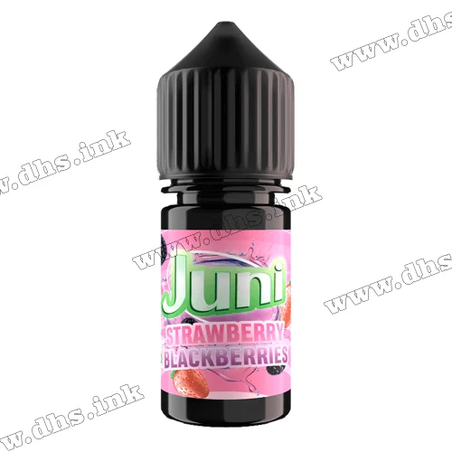 Солевая жидкость Juni Salt 30 мл (50 мг) - Strawberry Blackberries (Клубника, Ежевика)