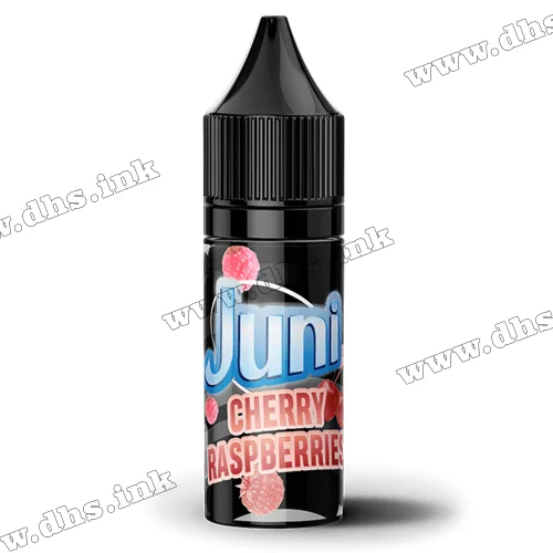 Солевая жидкость Juni Silver Ice Salt 15 мл (50 мг) - Cherry Raspberry (Вишня, Малина)